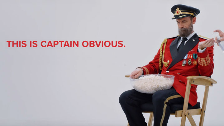 captain obvious commercial